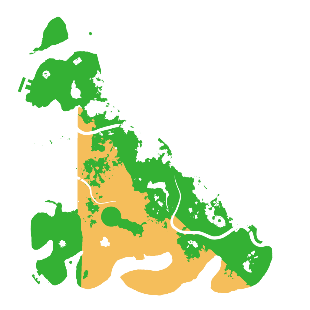 Biome Rust Map: Procedural Map, Size: 4100, Seed: 3250