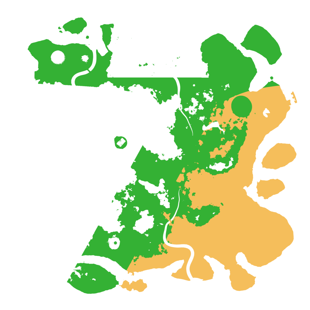 Biome Rust Map: Procedural Map, Size: 4000, Seed: 998179