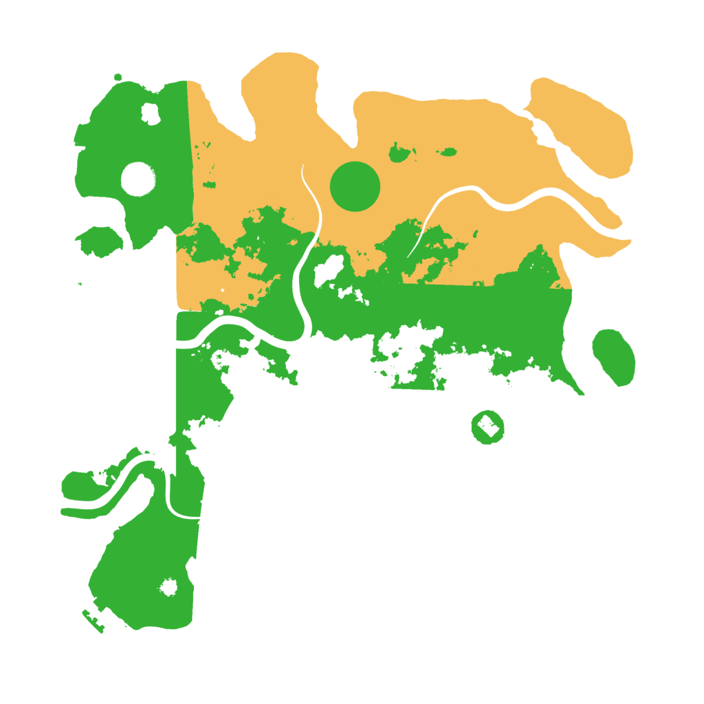 Biome Rust Map: Procedural Map, Size: 3700, Seed: 1805771262