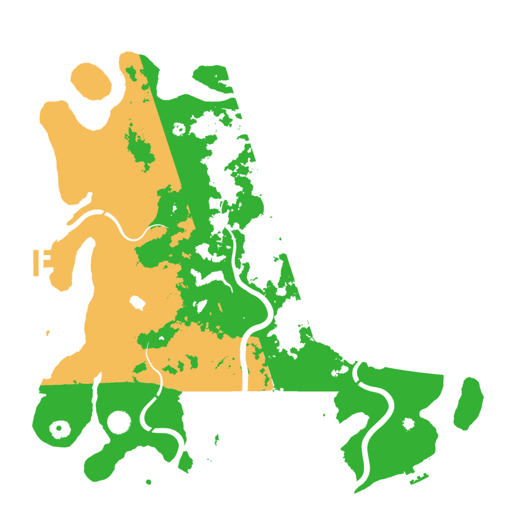 Biome Rust Map: Procedural Map, Size: 4000, Seed: 758743104