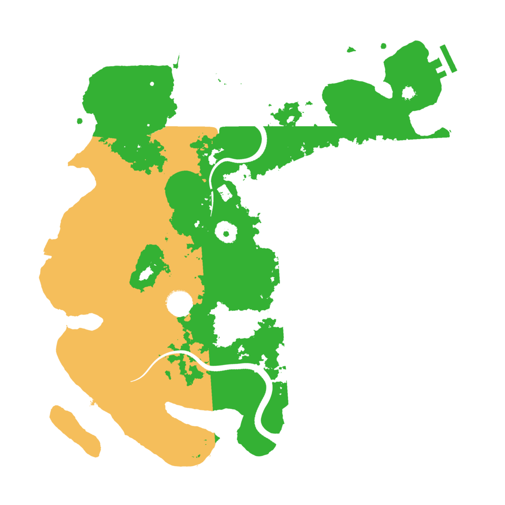 Biome Rust Map: Procedural Map, Size: 3500, Seed: 1724178547