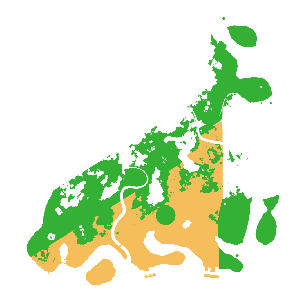 Biome Rust Map: Procedural Map, Size: 4000, Seed: 12566634