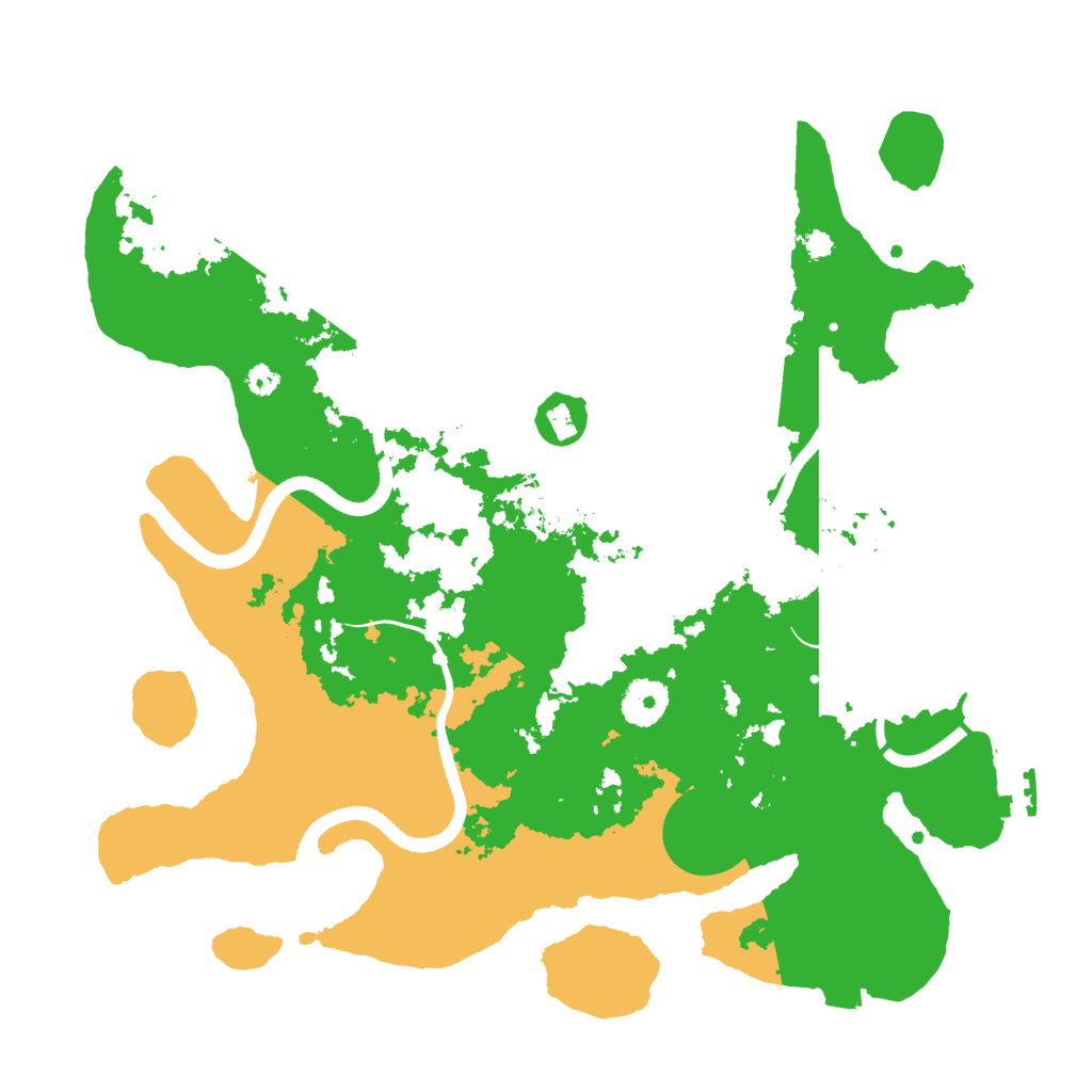 Biome Rust Map: Procedural Map, Size: 3500, Seed: 35018414