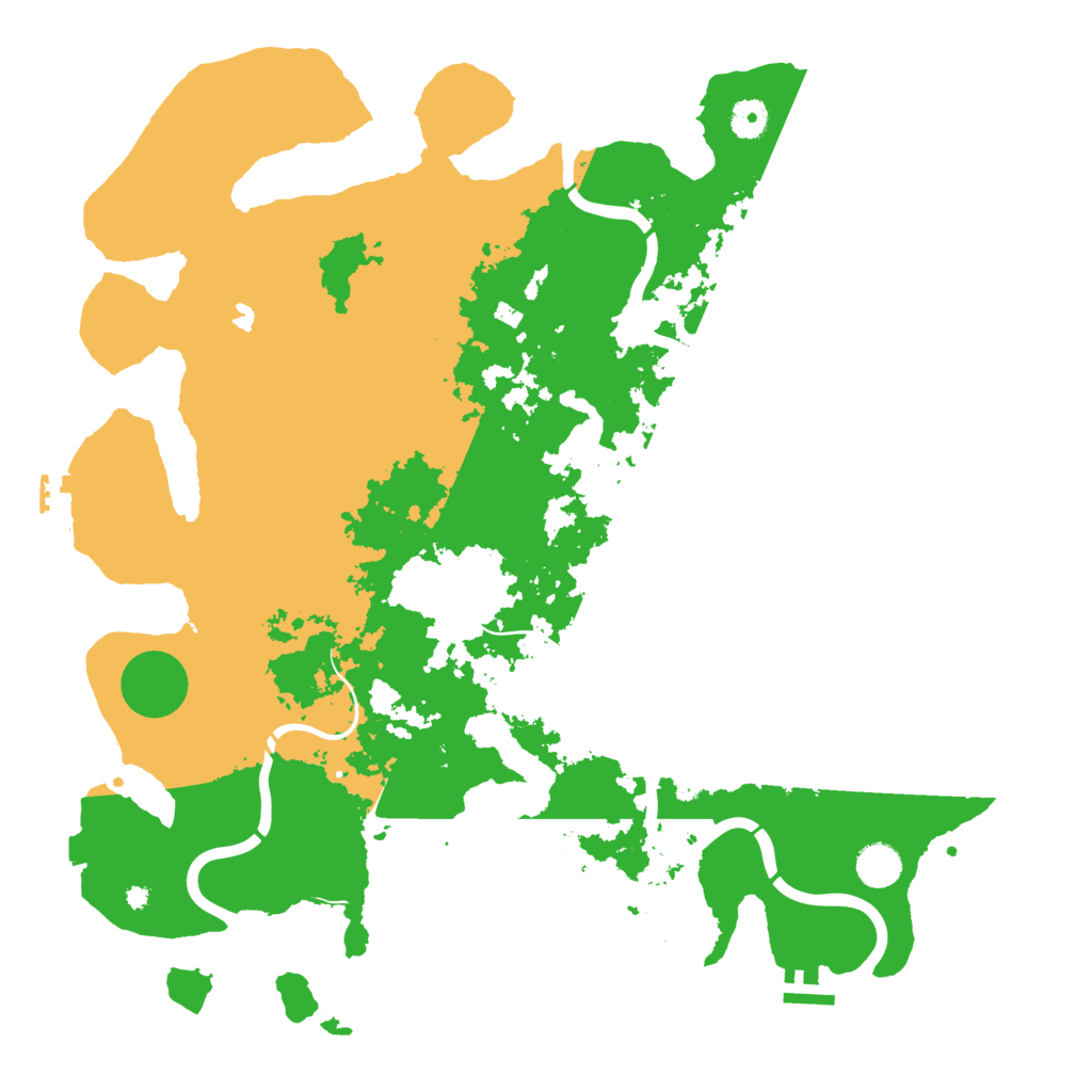 Biome Rust Map: Procedural Map, Size: 4300, Seed: 66359780