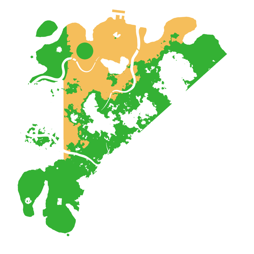 Biome Rust Map: Procedural Map, Size: 4000, Seed: 1299964228