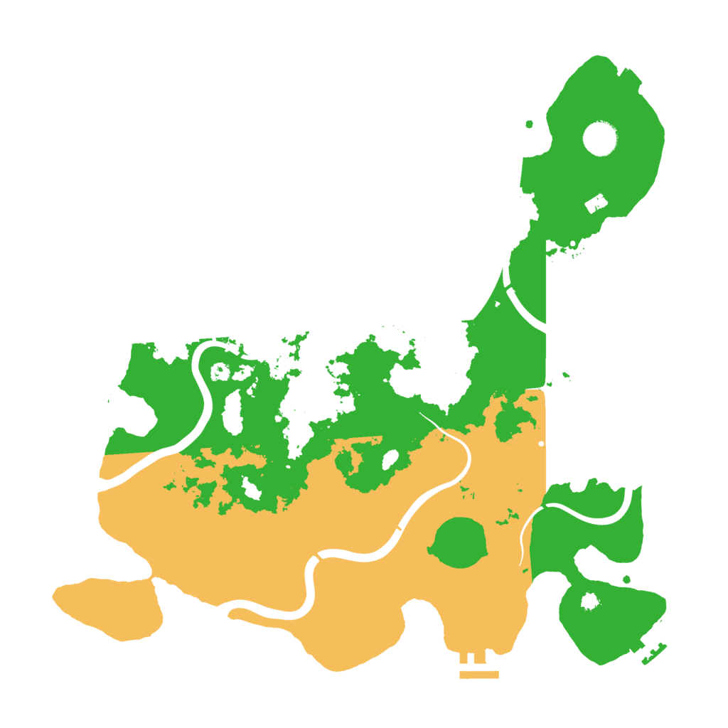 Biome Rust Map: Procedural Map, Size: 3750, Seed: 599774438