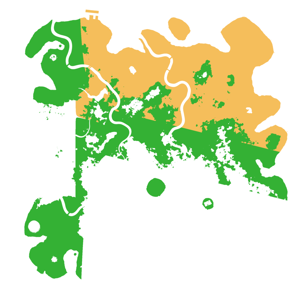 Biome Rust Map: Procedural Map, Size: 4650, Seed: 186555432