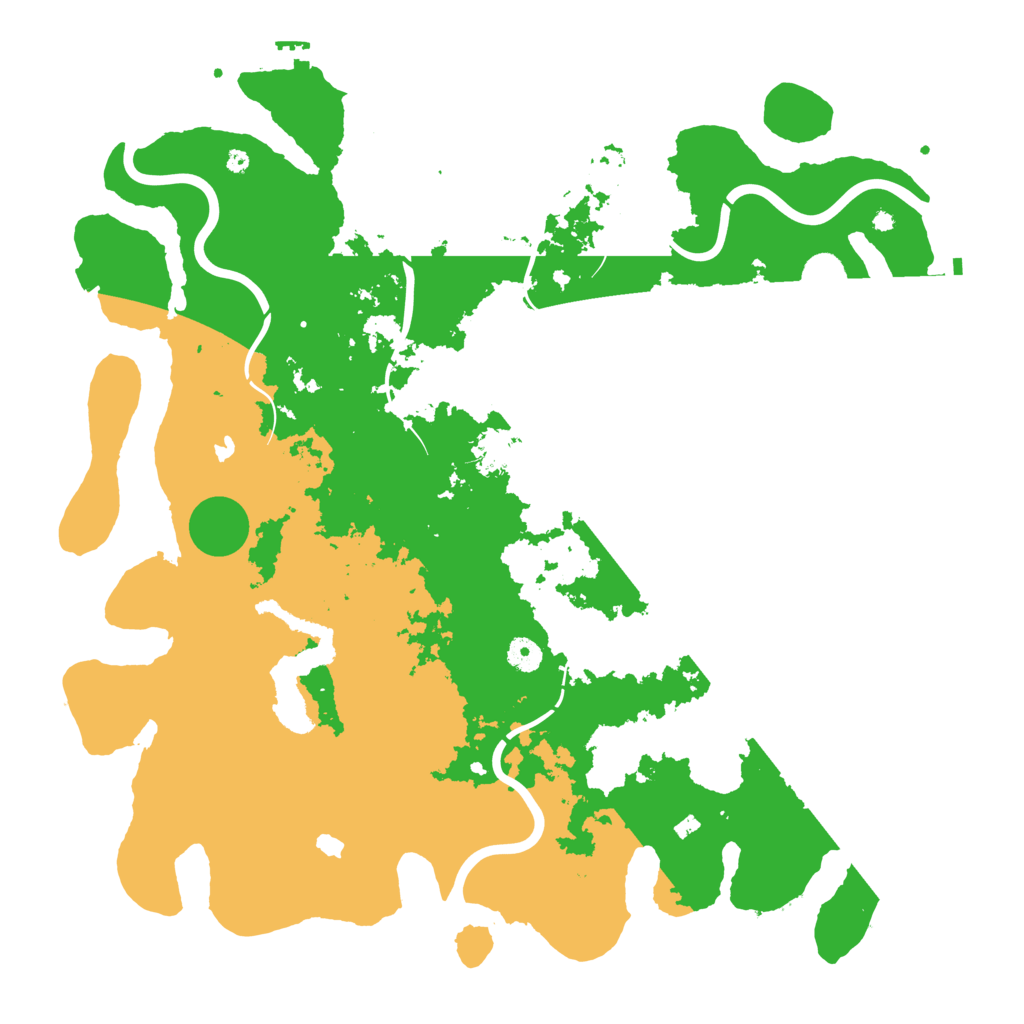Biome Rust Map: Procedural Map, Size: 4500, Seed: 1276530381