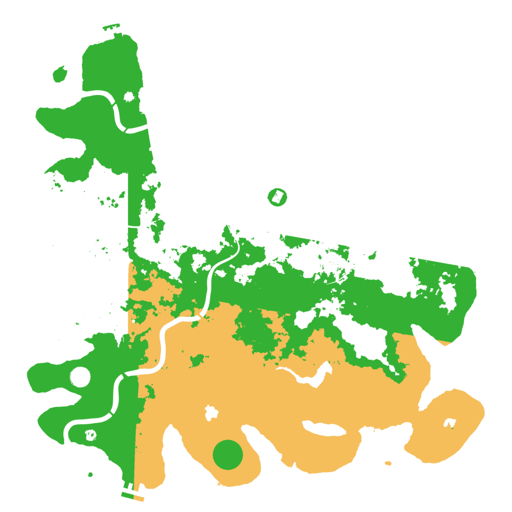 Biome Rust Map: Procedural Map, Size: 4500, Seed: 781552523