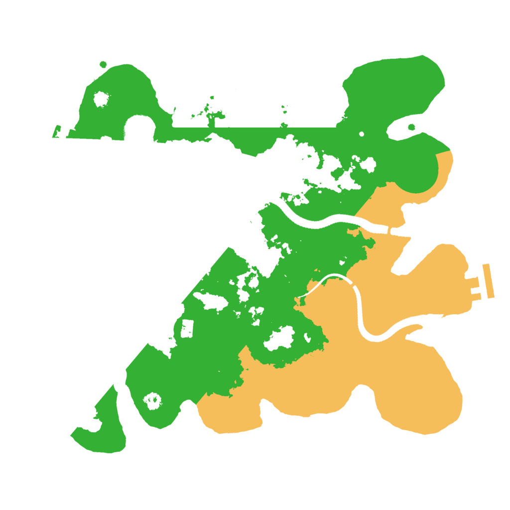 Biome Rust Map: Procedural Map, Size: 3000, Seed: 300815568