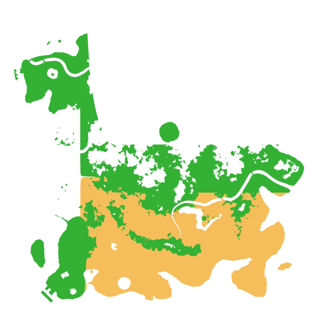 Biome Rust Map: Procedural Map, Size: 4500, Seed: 31678