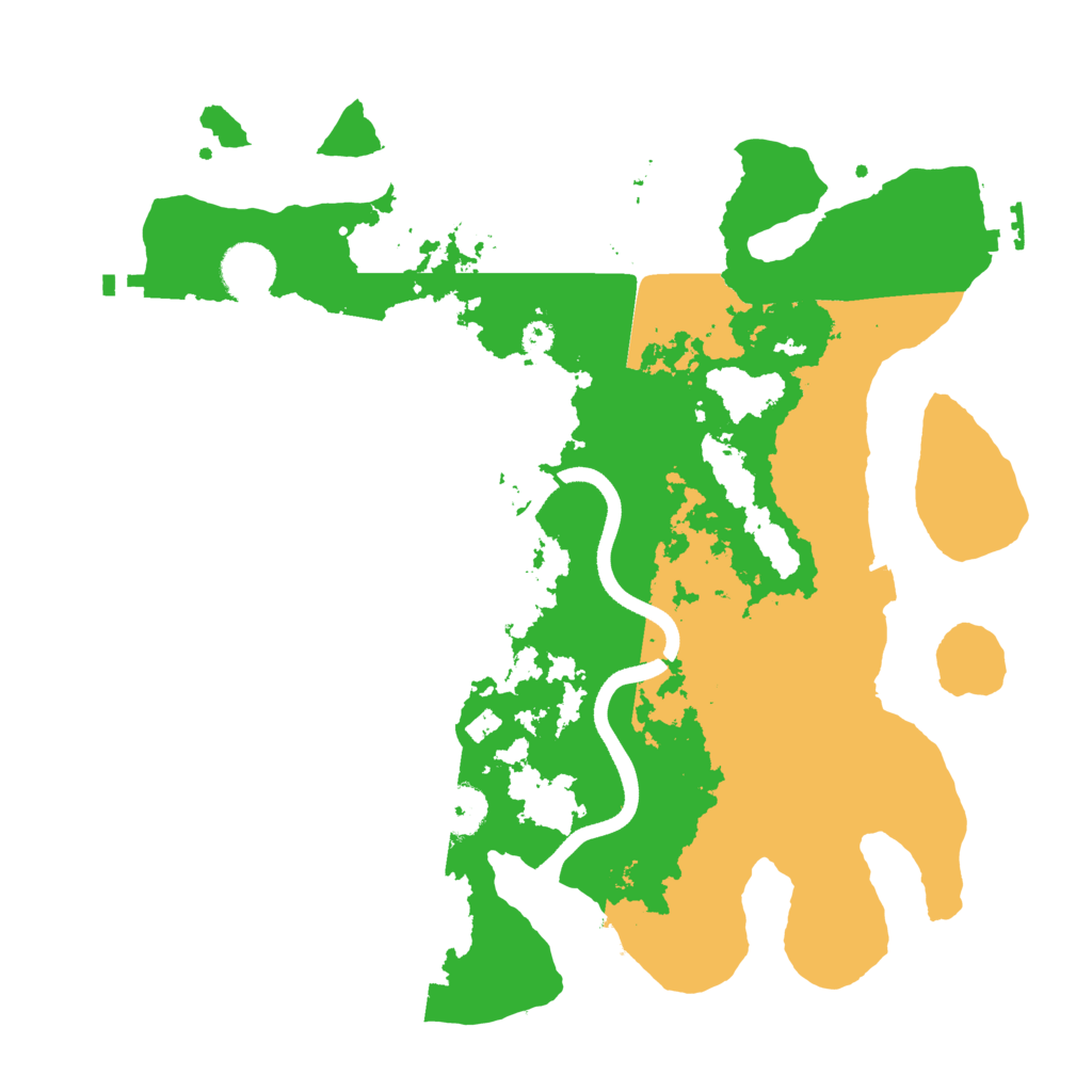 Biome Rust Map: Procedural Map, Size: 3500, Seed: 688925894