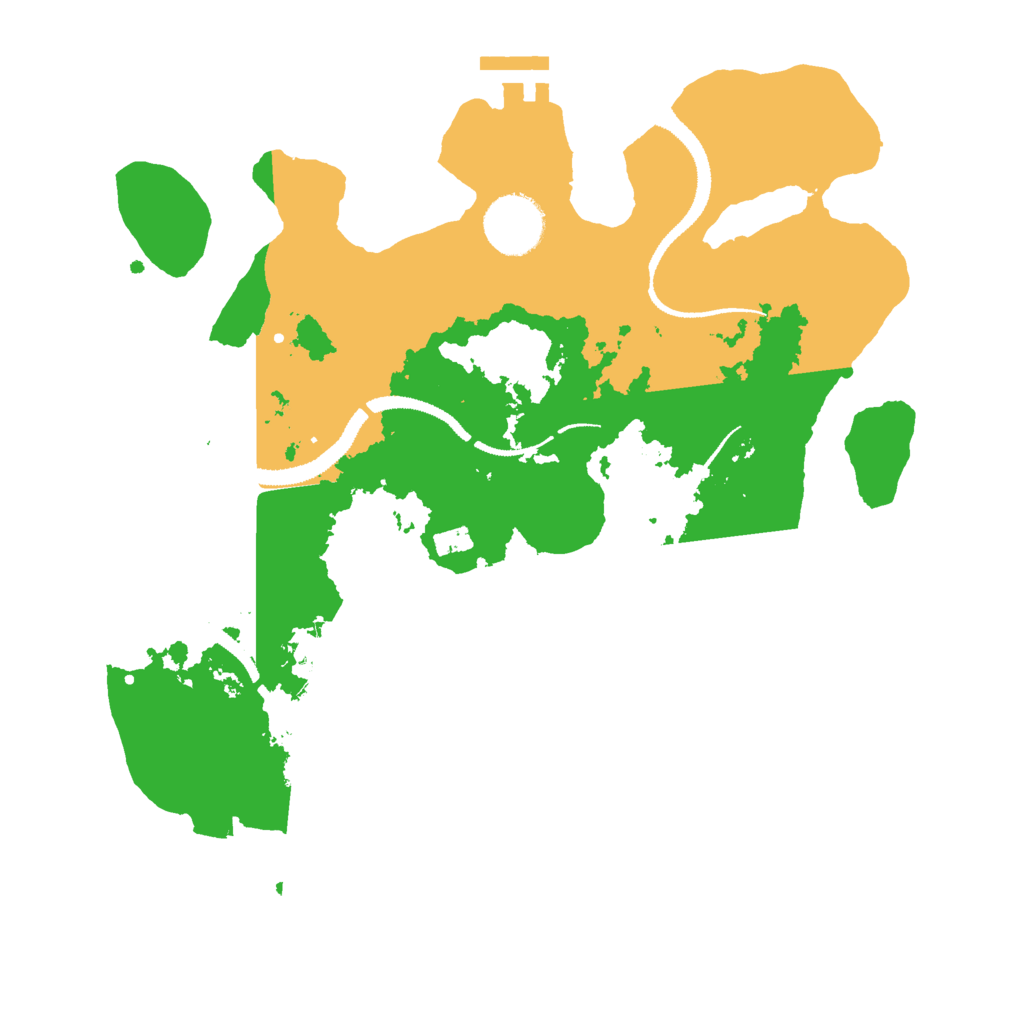 Biome Rust Map: Procedural Map, Size: 3000, Seed: 785241