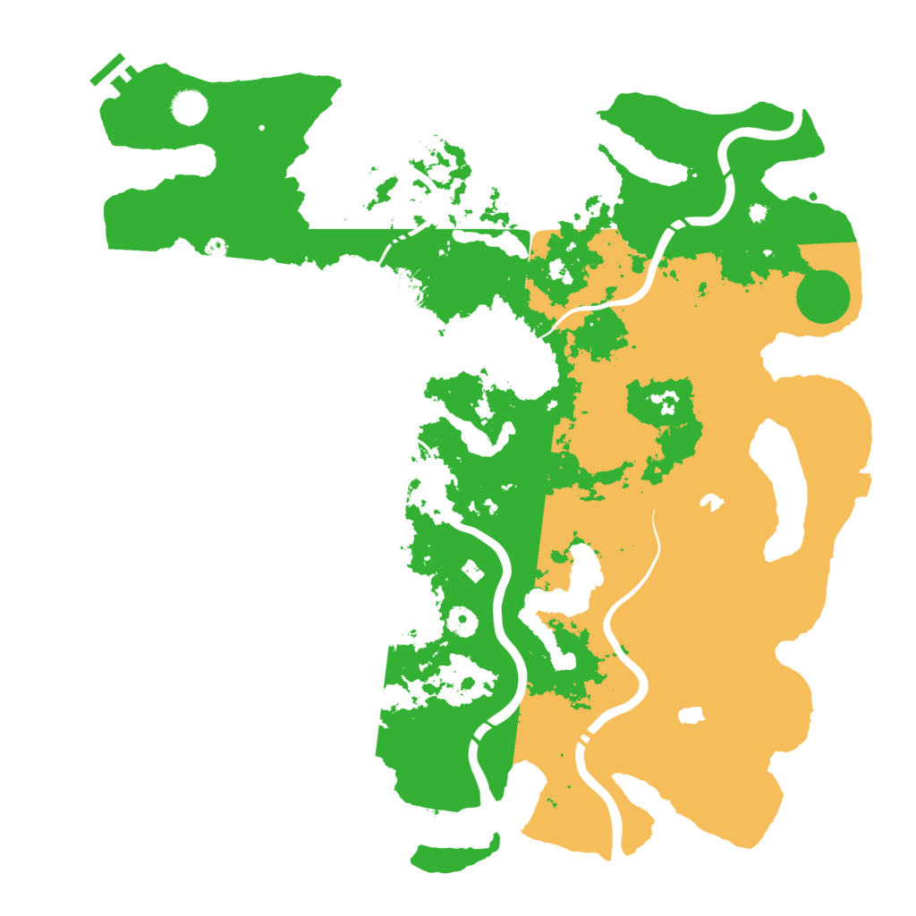 Biome Rust Map: Procedural Map, Size: 4500, Seed: 1080432626