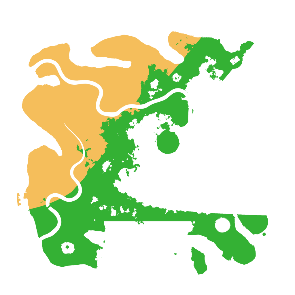 Biome Rust Map: Procedural Map, Size: 3500, Seed: 905721401