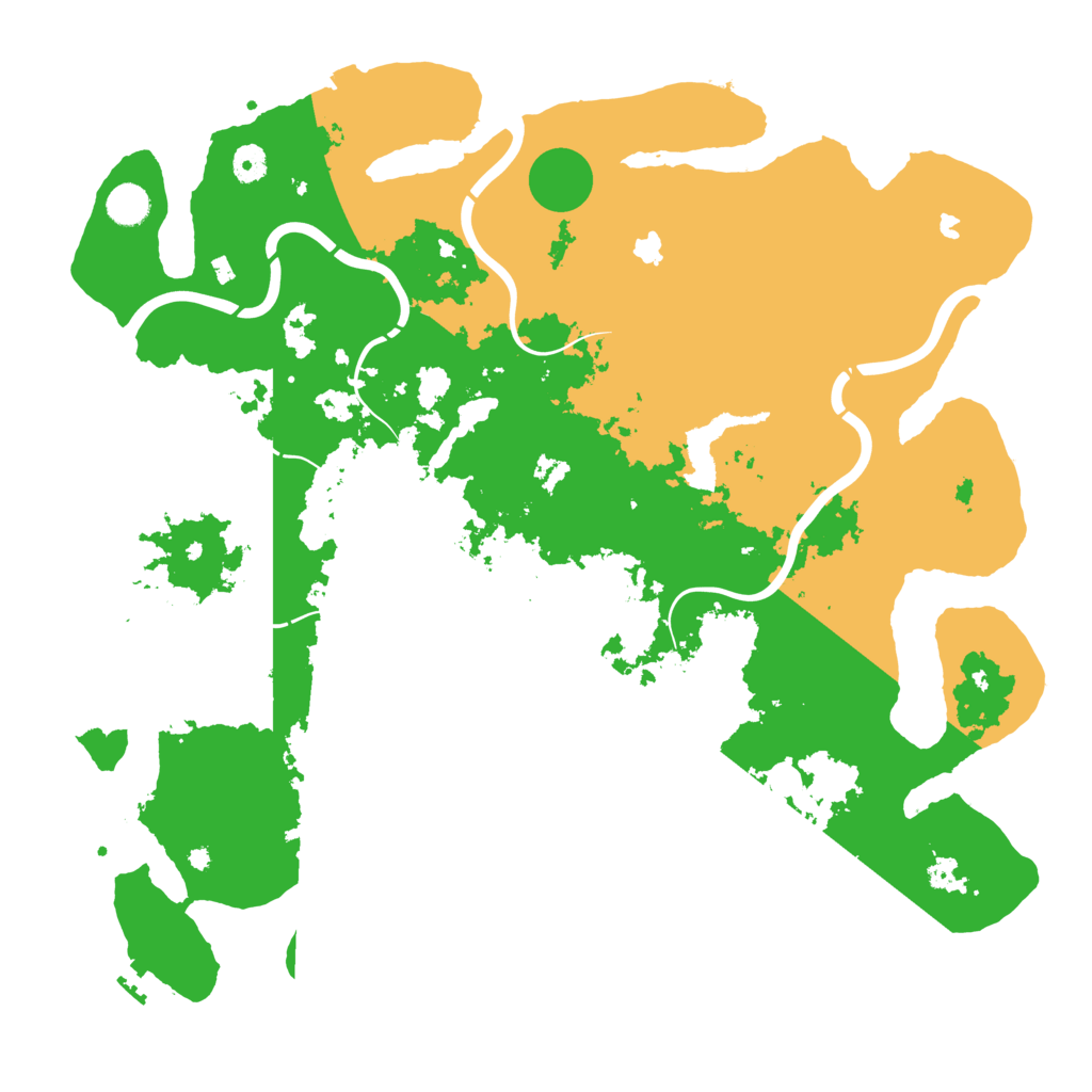 Biome Rust Map: Procedural Map, Size: 4500, Seed: 1904772278