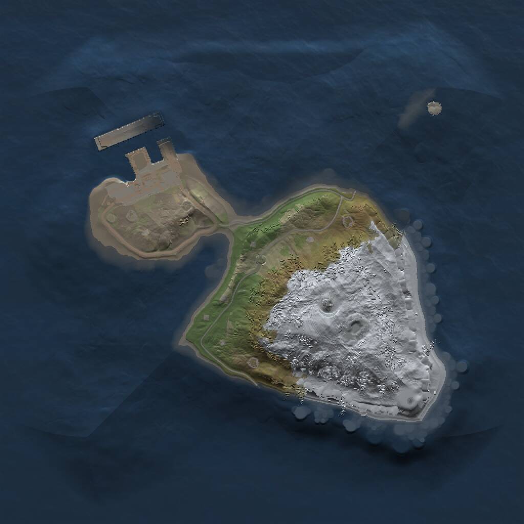 Rust Map: Procedural Map, Size: 1500, Seed: 811061020, 2 Monuments