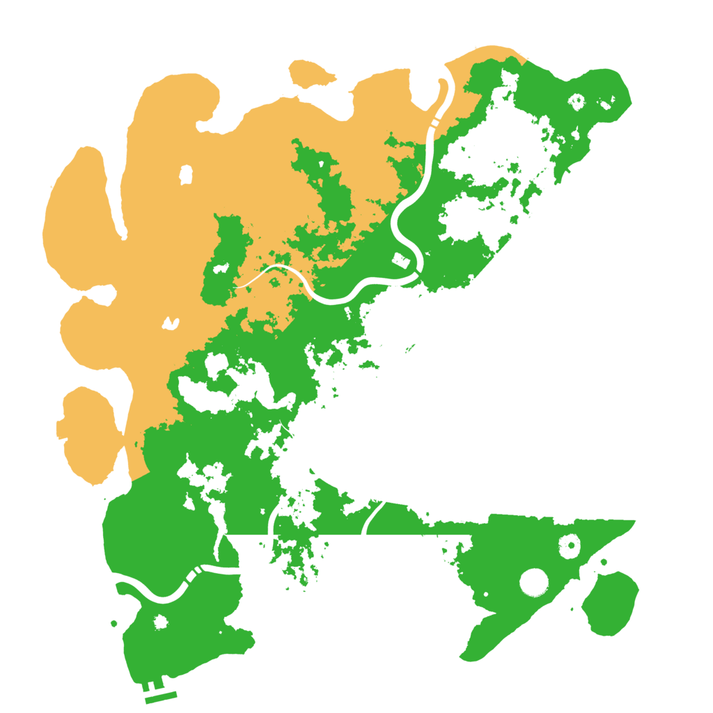 Biome Rust Map: Procedural Map, Size: 4500, Seed: 313763220