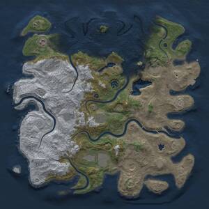 Thumbnail Rust Map: Procedural Map, Size: 4250, Seed: 574111272, 15 Monuments