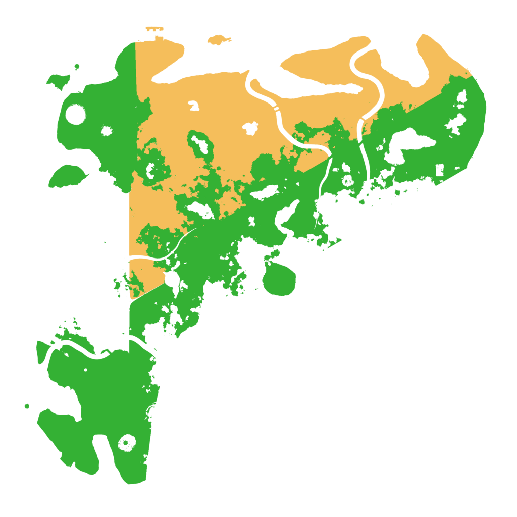 Biome Rust Map: Procedural Map, Size: 4500, Seed: 355677303