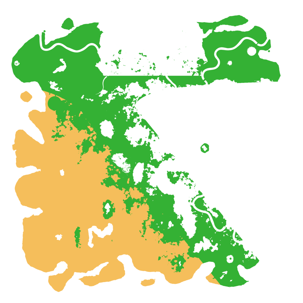 Biome Rust Map: Procedural Map, Size: 6000, Seed: 1554879658