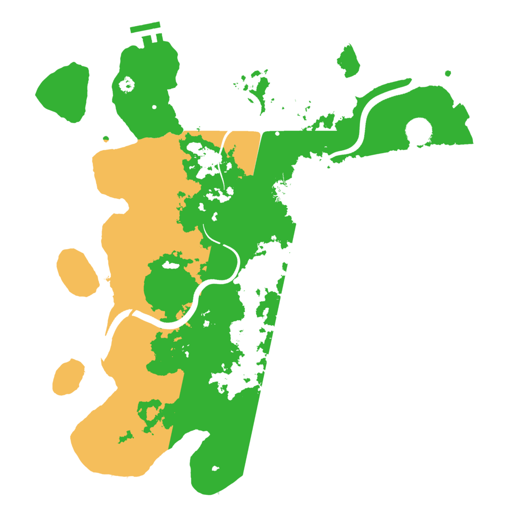 Biome Rust Map: Procedural Map, Size: 3500, Seed: 194637280