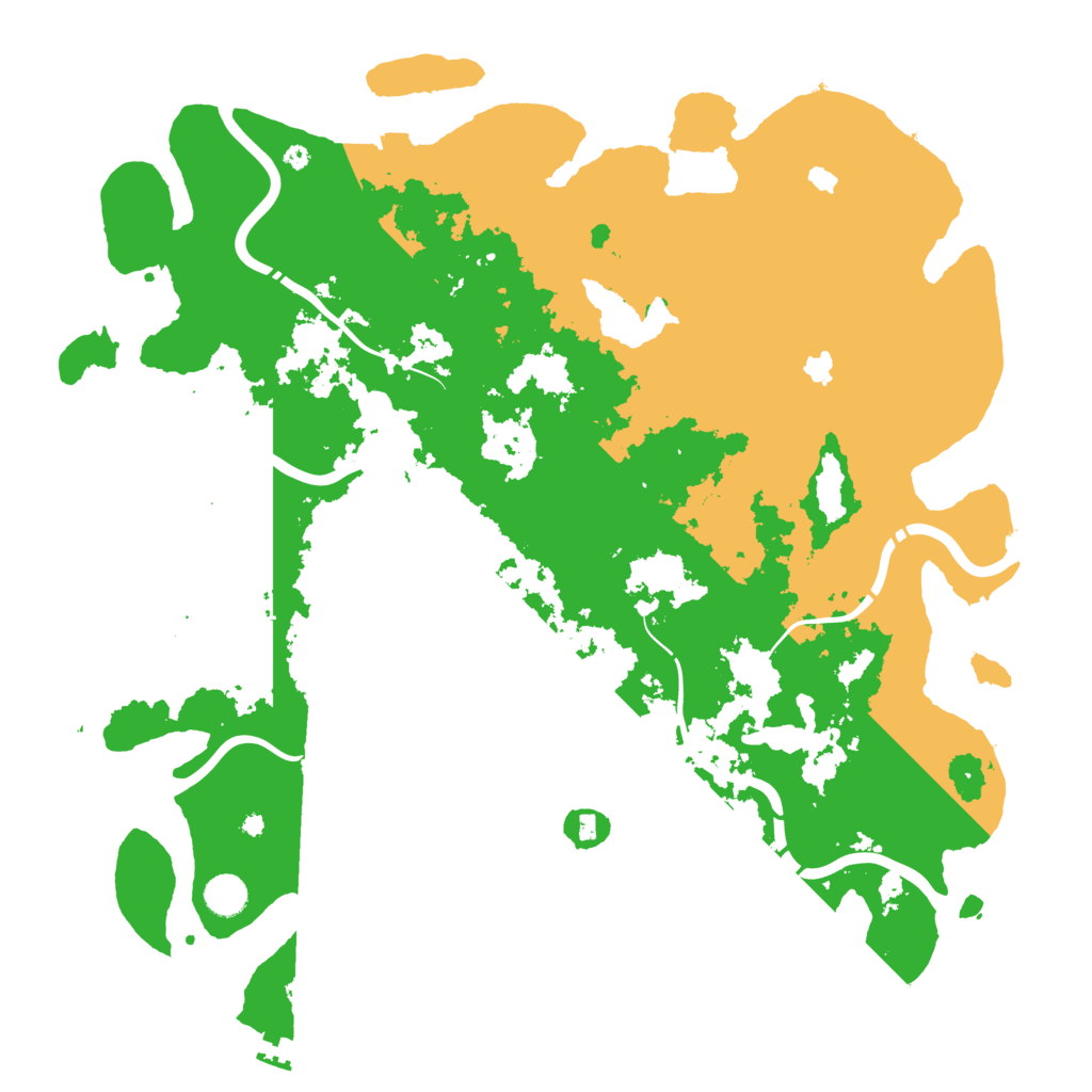 Biome Rust Map: Procedural Map, Size: 4500, Seed: 635451137