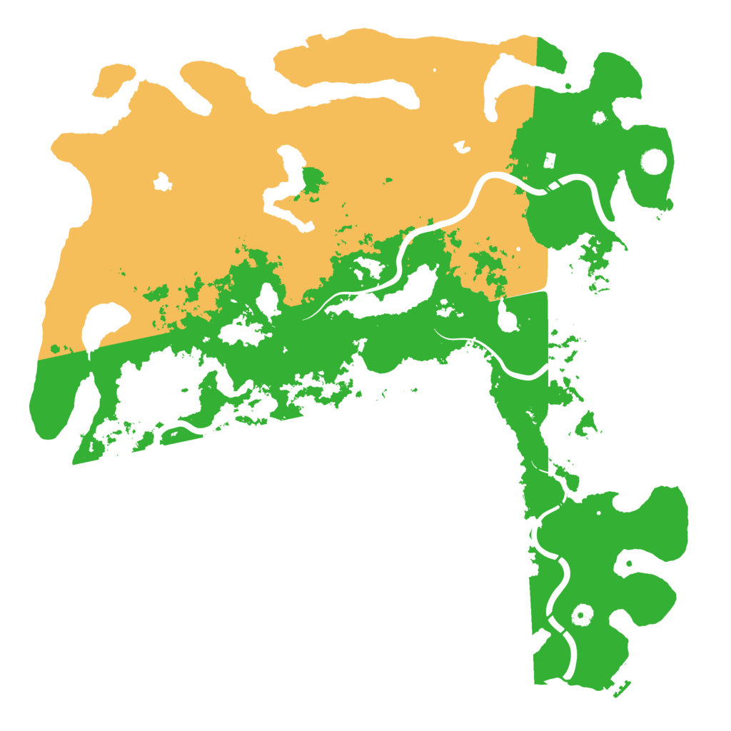 Biome Rust Map: Procedural Map, Size: 5000, Seed: 945341319