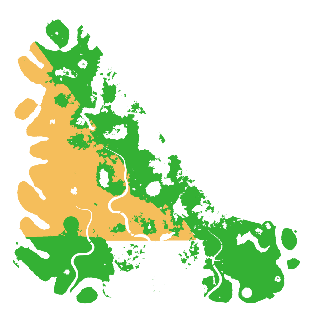 Biome Rust Map: Procedural Map, Size: 5500, Seed: 966275101