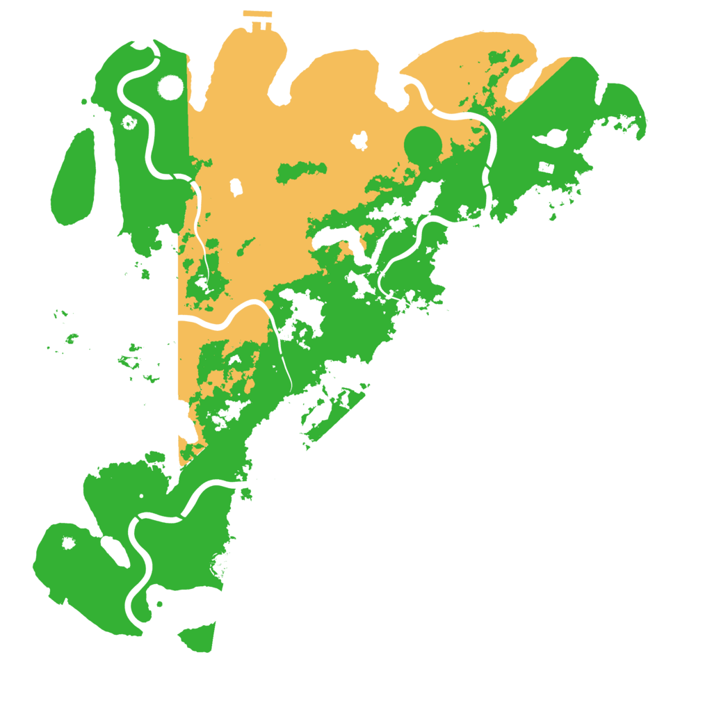 Biome Rust Map: Procedural Map, Size: 5000, Seed: 1350544130