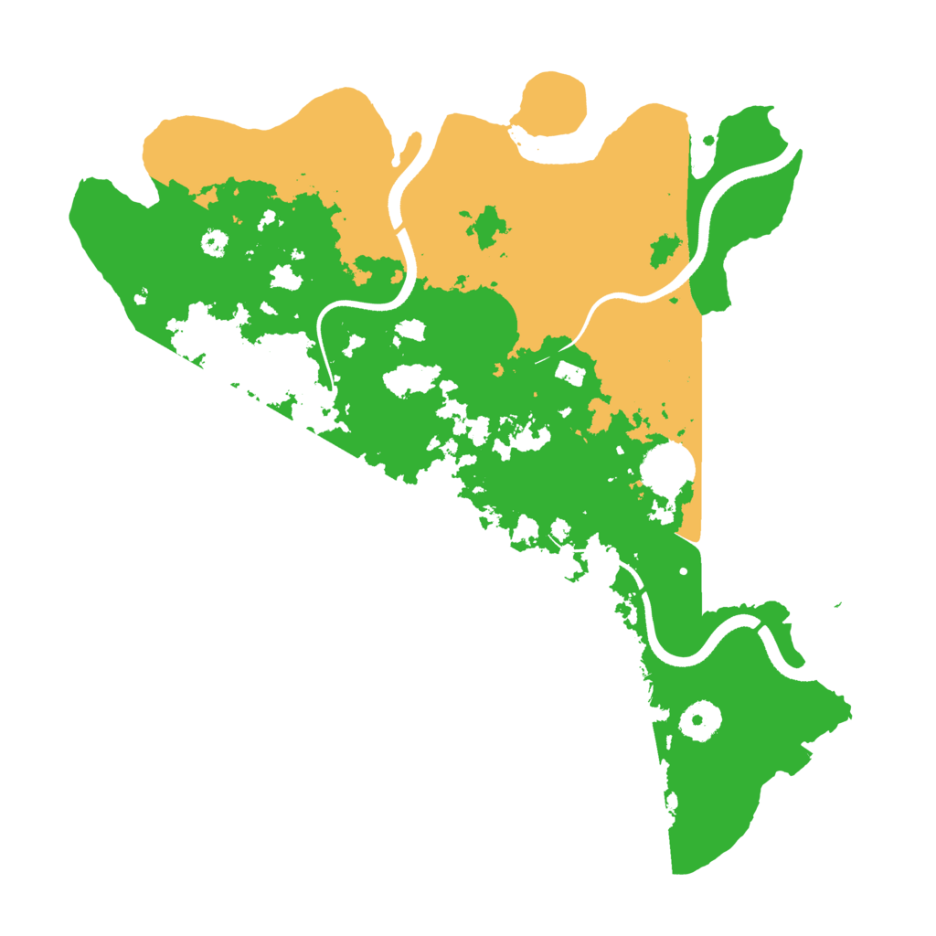 Biome Rust Map: Procedural Map, Size: 3500, Seed: 89009847