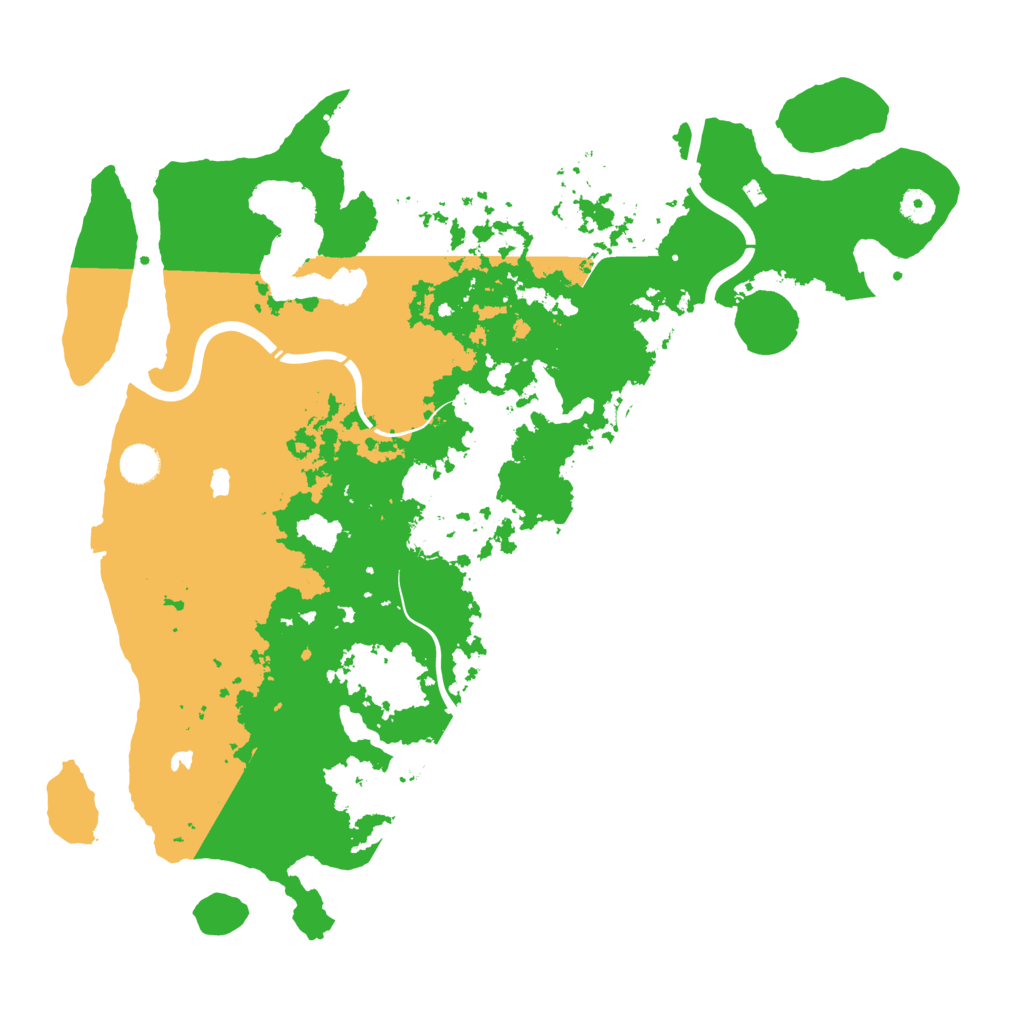 Biome Rust Map: Procedural Map, Size: 4500, Seed: 72064557