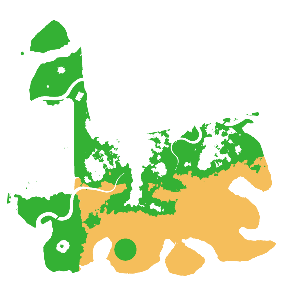 Biome Rust Map: Procedural Map, Size: 3550, Seed: 104807903