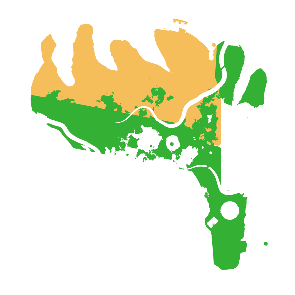 Biome Rust Map: Procedural Map, Size: 3000, Seed: 312254