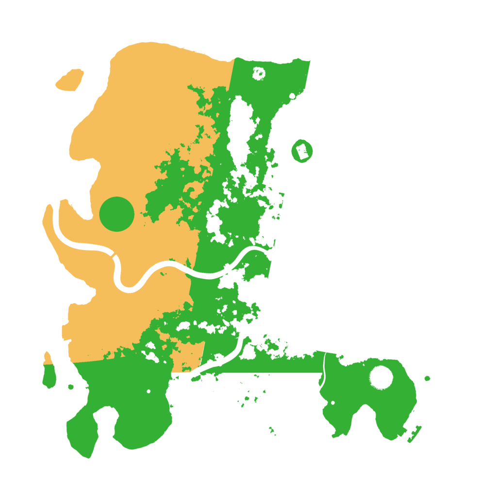 Biome Rust Map: Procedural Map, Size: 3750, Seed: 705939642
