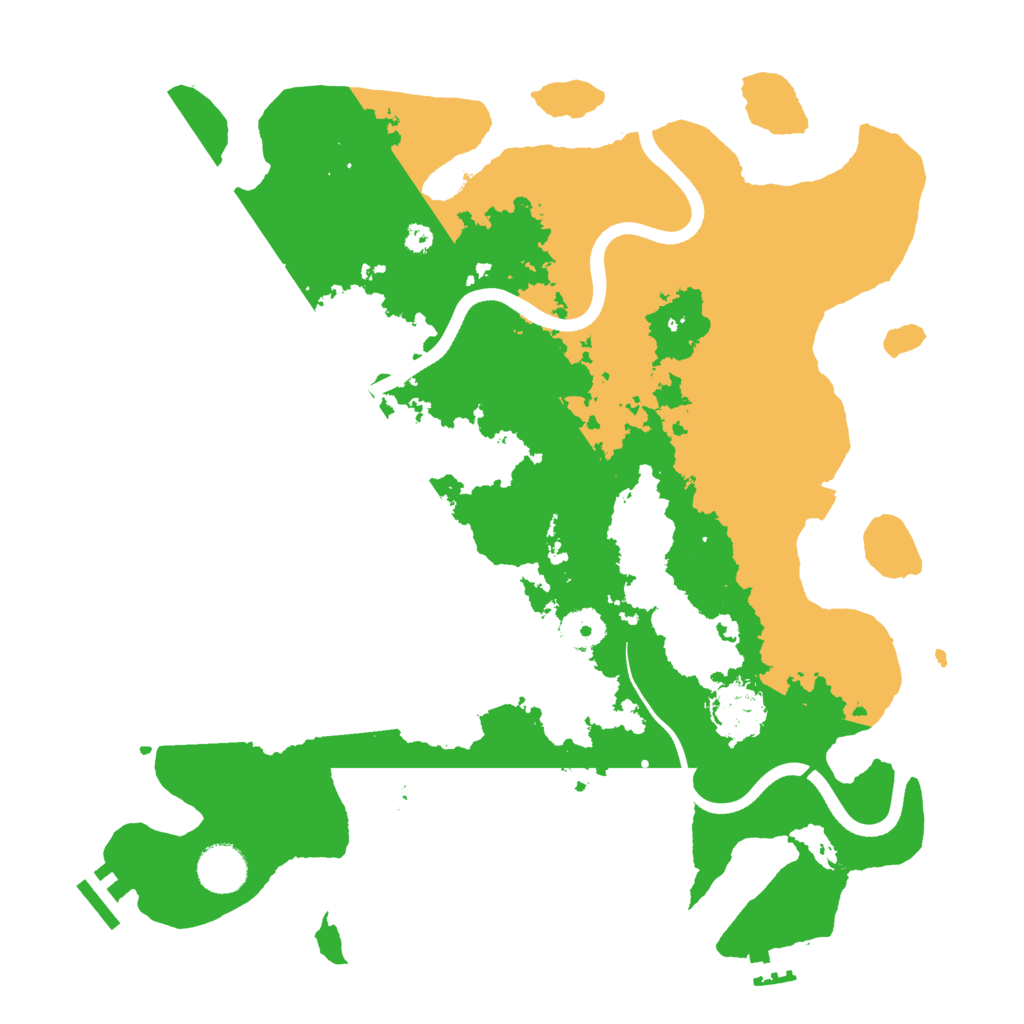 Biome Rust Map: Procedural Map, Size: 3650, Seed: 72761773