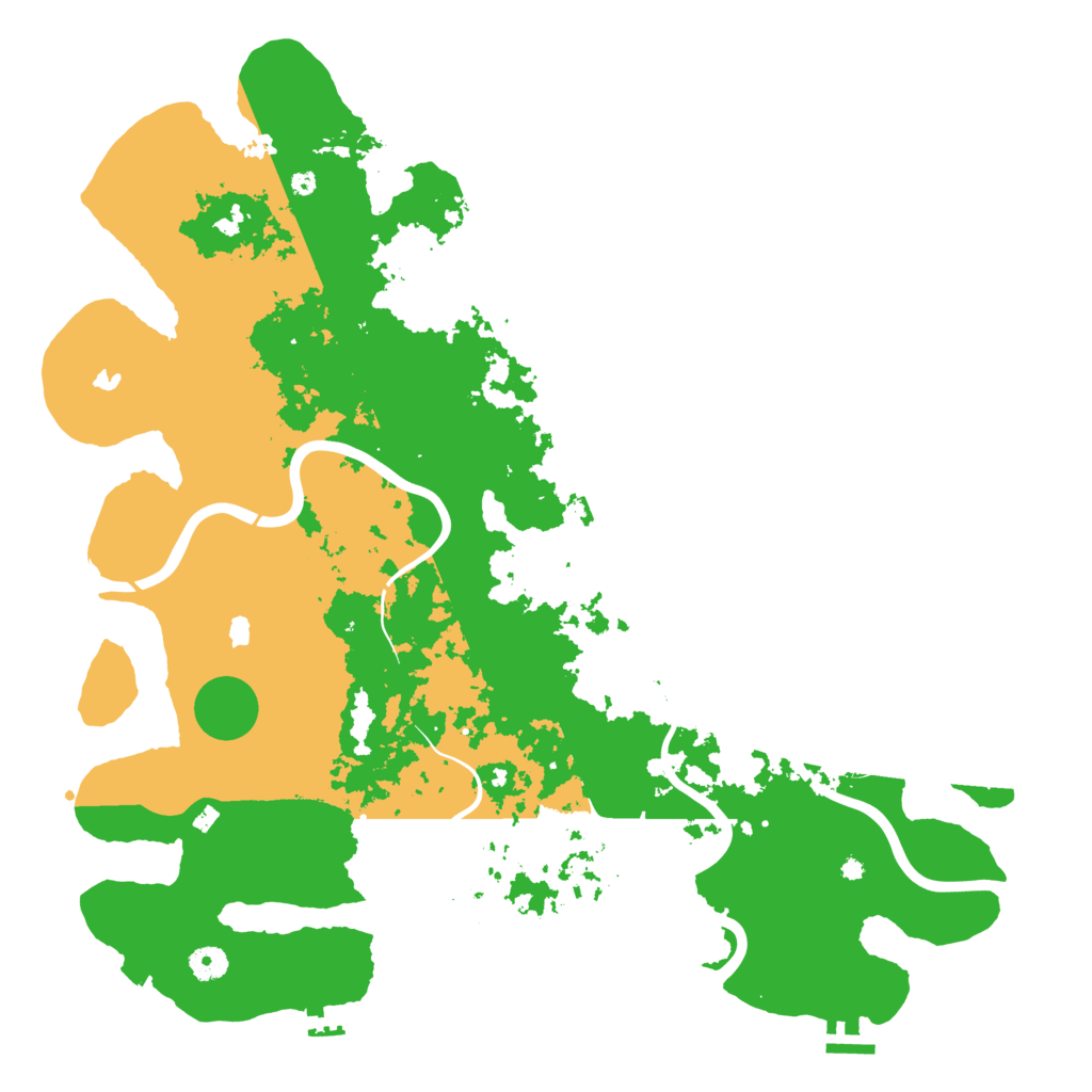 Biome Rust Map: Procedural Map, Size: 4500, Seed: 812520327