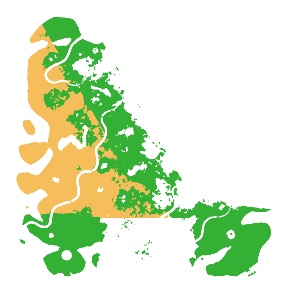 Biome Rust Map: Procedural Map, Size: 5000, Seed: 23321