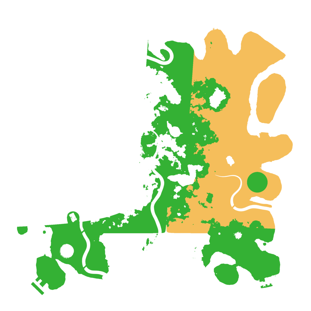 Biome Rust Map: Procedural Map, Size: 4000, Seed: 1357751199