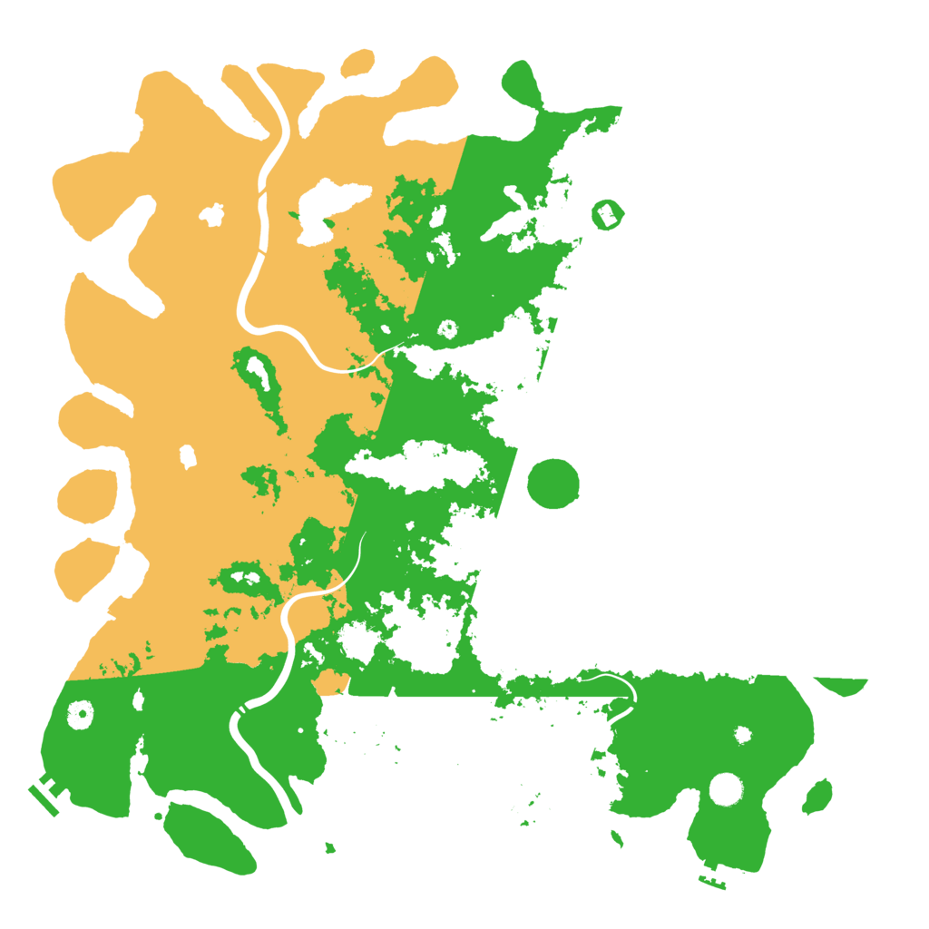 Biome Rust Map: Procedural Map, Size: 4900, Seed: 673242376