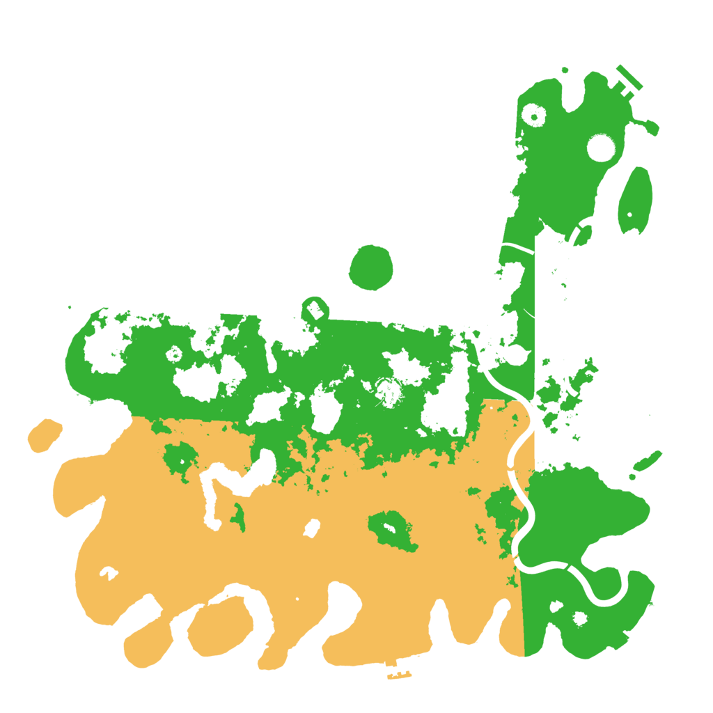 Biome Rust Map: Procedural Map, Size: 4500, Seed: 856467774
