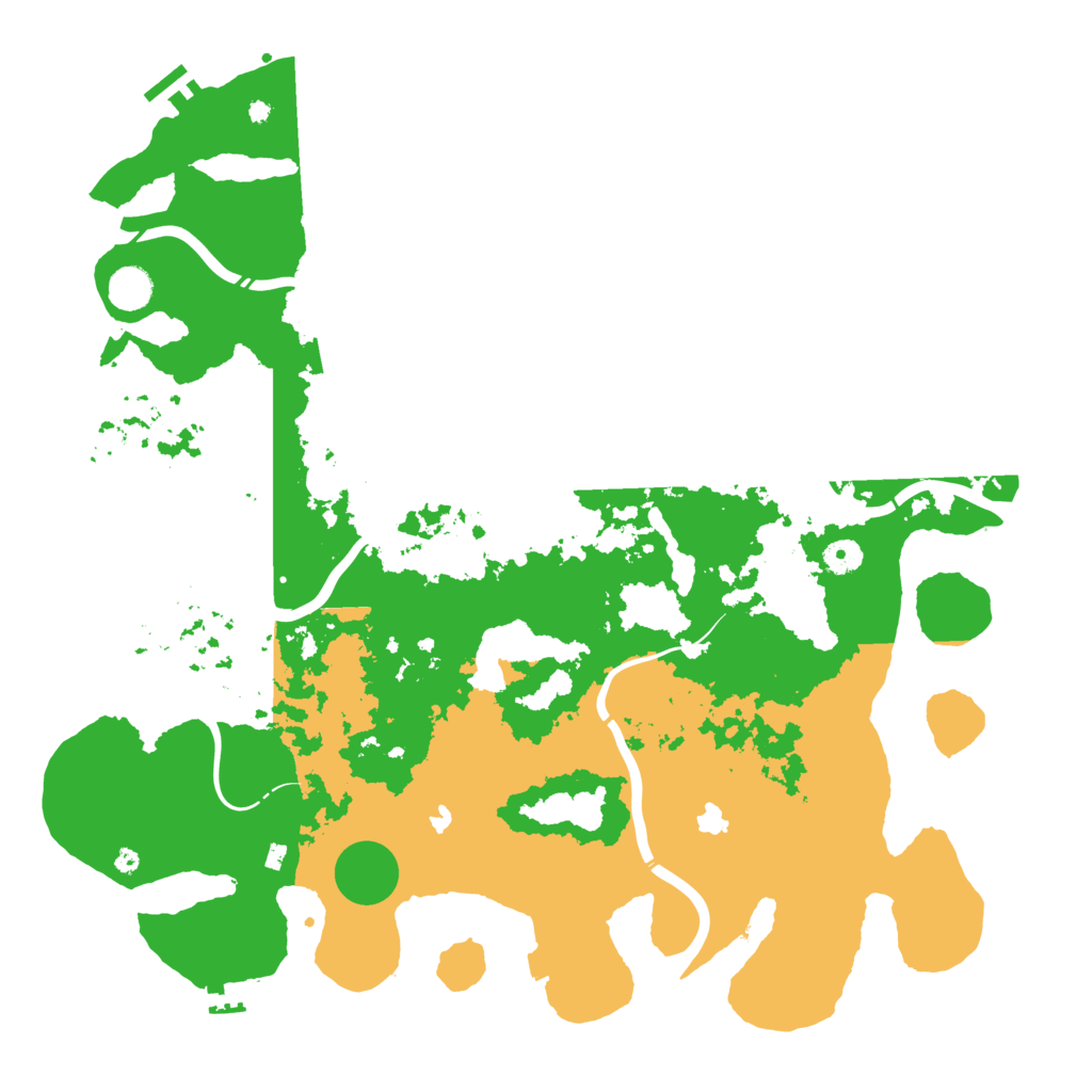 Biome Rust Map: Procedural Map, Size: 4500, Seed: 984271453