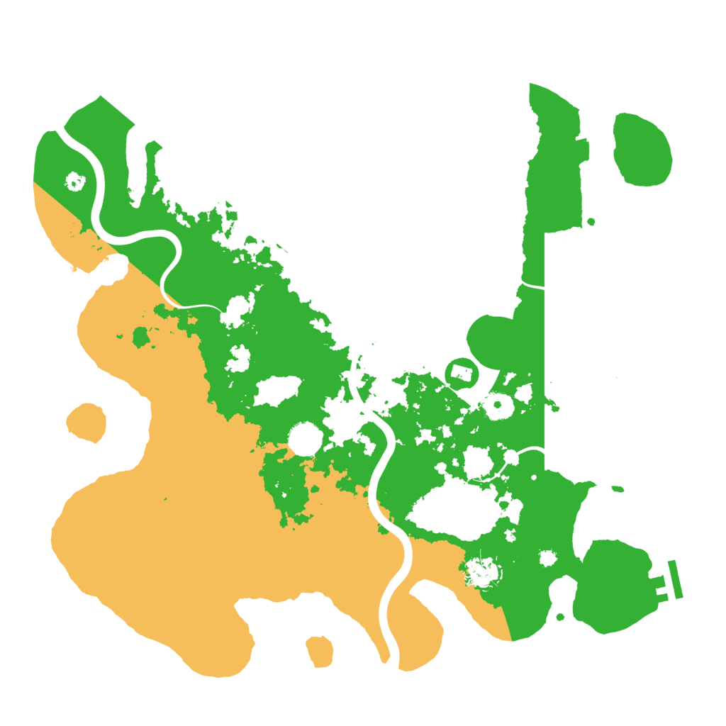 Biome Rust Map: Procedural Map, Size: 3800, Seed: 19216811