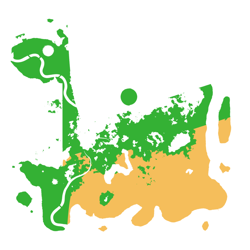 Biome Rust Map: Procedural Map, Size: 4000, Seed: 2027