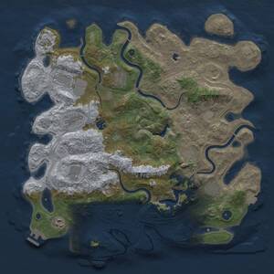 Thumbnail Rust Map: Procedural Map, Size: 4250, Seed: 159889912, 16 Monuments