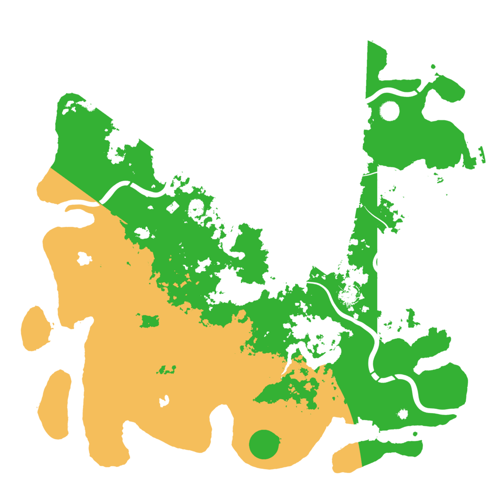 Biome Rust Map: Procedural Map, Size: 4500, Seed: 211089074