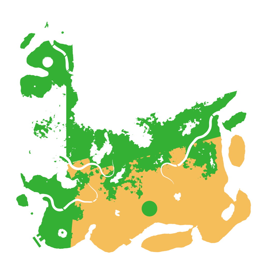 Biome Rust Map: Procedural Map, Size: 4500, Seed: 879998404