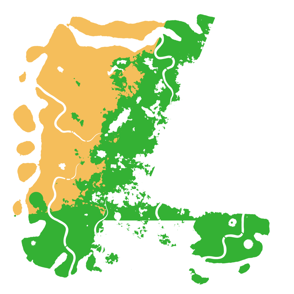 Biome Rust Map: Procedural Map, Size: 5500, Seed: 20260102