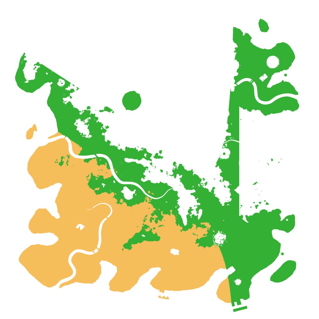 Biome Rust Map: Procedural Map, Size: 4500, Seed: 849791334