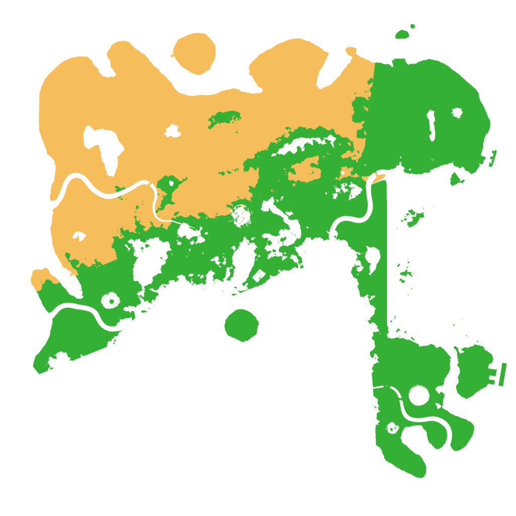 Biome Rust Map: Procedural Map, Size: 4500, Seed: 630069102